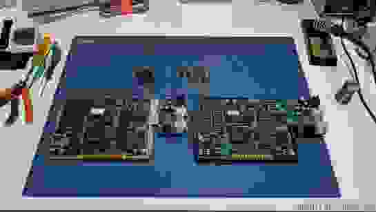 Myarc Geneve 9640 (Replacement filter capacitors and voltage regulators)