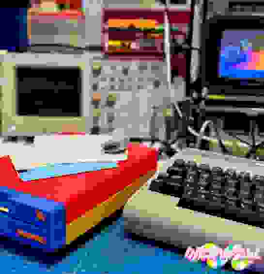 Commodore Floppy Drive 1541-II Harlequin Version