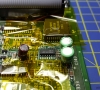 Amiga 600 REV1.1 badly Distorted Clipped Saturated audio Repair.