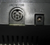 RGB output Monitor and Powersupply connectors