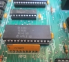 Apple IIe (motherboard close-up)