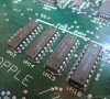 Apple IIgs (motherboard close-up)