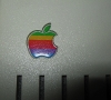 Apple IIc Logo close-up