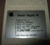 Apple IIc PowerSupply close-up