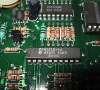 ATARI 130 XE Motherboard (detail)