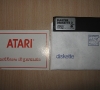Atari Disk Drive 1050 Warranty Card / Floppy Disk
