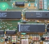 Atari XE-System (motherboard close-up) 