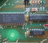Atari XE-System (motherboard close-up) 