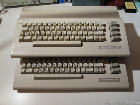 I couldn't not take two C64 at a good price for spare parts.