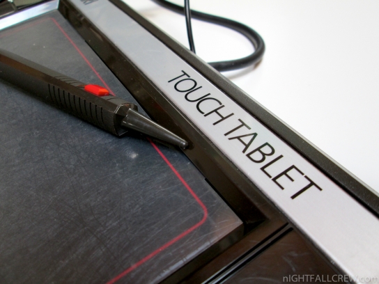 The Atari Touch Tablet (close-up)