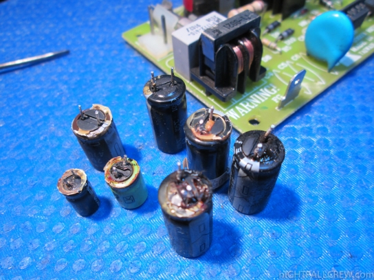 Example of Replacing Electrolytic Capacitors