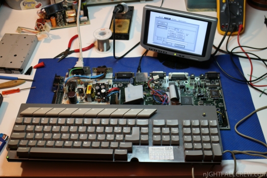 Repair Atari Falcon with a dead Keyboard