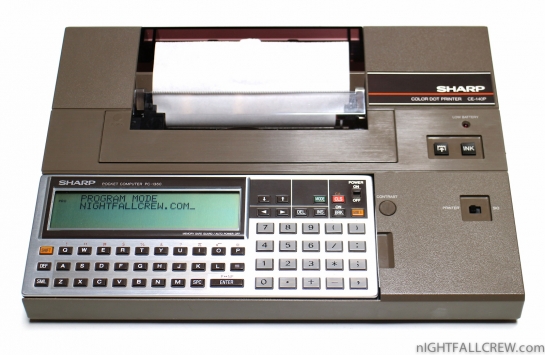 Sharp Pocket Computer PC-1360 (Boxed) + Colour Dot Printer