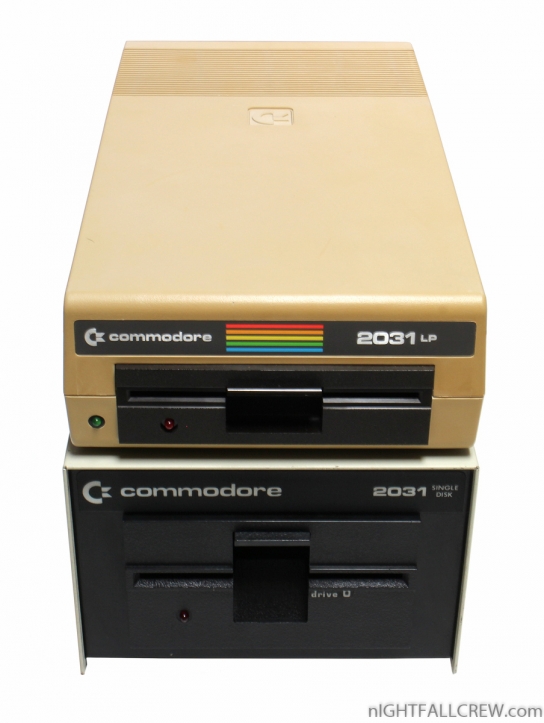 Comparison Commodore Floppy Drive 2031 (Low Profile) & 2031 (High Profile)