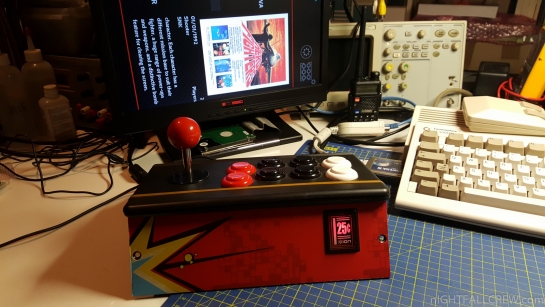 Logitech DA Arcade inside a ION Icade