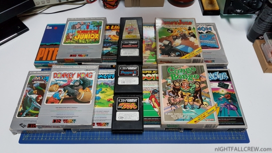 Thanks to my friend the ColecoVision cartridges collection are increased