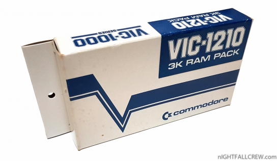 Commodore VIC-1210 (VIC-1000 Series) 3K Ram Pack