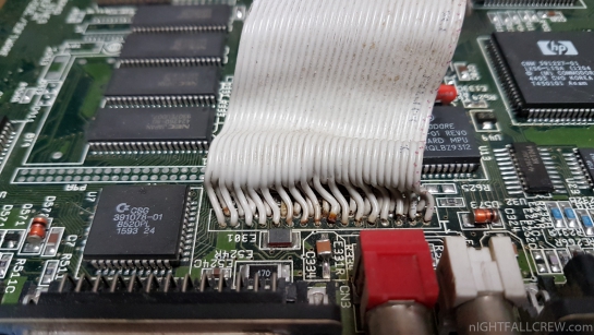 Restored the original Amiga A1200 keyboard connector