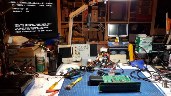 SNK Neo Geo MV1a Z80 Error Repair