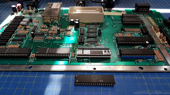 Atari 800XL with a missing delay line EP8212 (CO60472) Repair
