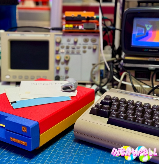 Commodore Floppy Drive 1541-II Harlequin Version Commodore Floppy Drive 1541-II Harlequin Version