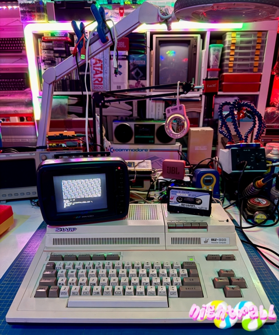 Sharp MZ-800 Repair and STL for Counter Reset Button