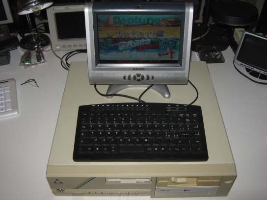 A genuine DOS Computer to create floppy Boot Disk