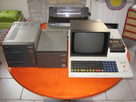 Sharp MZ-80K Complete Setup