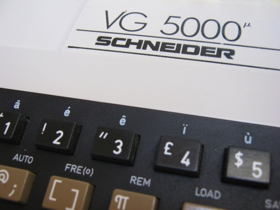 Schneider VG-5000 (close-up)