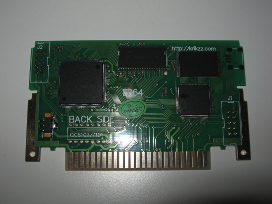 PCB of the Everdrive cartridge for Nintendo 64