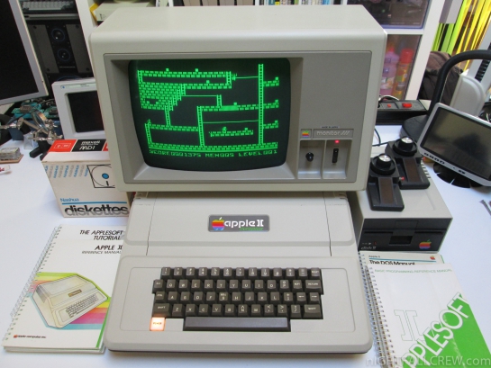 Apple ][ EuroPlus with a Apple Monitor III