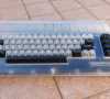 Commodore 64c clear case with clear-translucent keycaps
