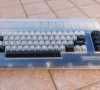 Commodore 64c clear case with clear-translucent keycaps