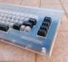 Commodore 64c clear case with clear-translucent keycaps