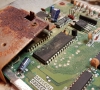 Commodore 64C that has seen better days (Recovery Components)