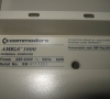 Commodore Amiga 1000 (S/N Sticker close-up)