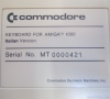 Commodore Amiga 1000 Keyboard (Italian)