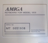 Commodore Amiga 1000 Keyboard (US)