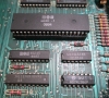 Commodore CBM 8296 (motherboard close-up)