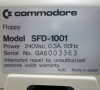 Commodore SFD-1001 (rear side close-up)