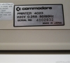 Commodore Printer 4023 (rear side)