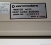 Commodore Printer 4023 (rear side)