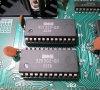 Commodore Single Drive Floppy Disk VIC-1541 (pcb close-up)