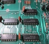 Commodore Single Drive Floppy Disk VIC-1541 (pcb close-up)