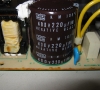 Powersupply capacitor close-up