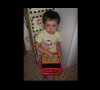 my daughter Zoe play with Speak & Spell