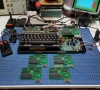 Mounting 5 x FlashROM 99 (TI-99/4A FlashROM Cartridge)