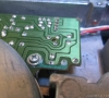 Capacitors leaking on the floppy drive pcb