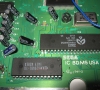 Sega Genesis System Console (motherboard details)