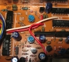 Sharp MZ-721 (video modulator pcb close-up)